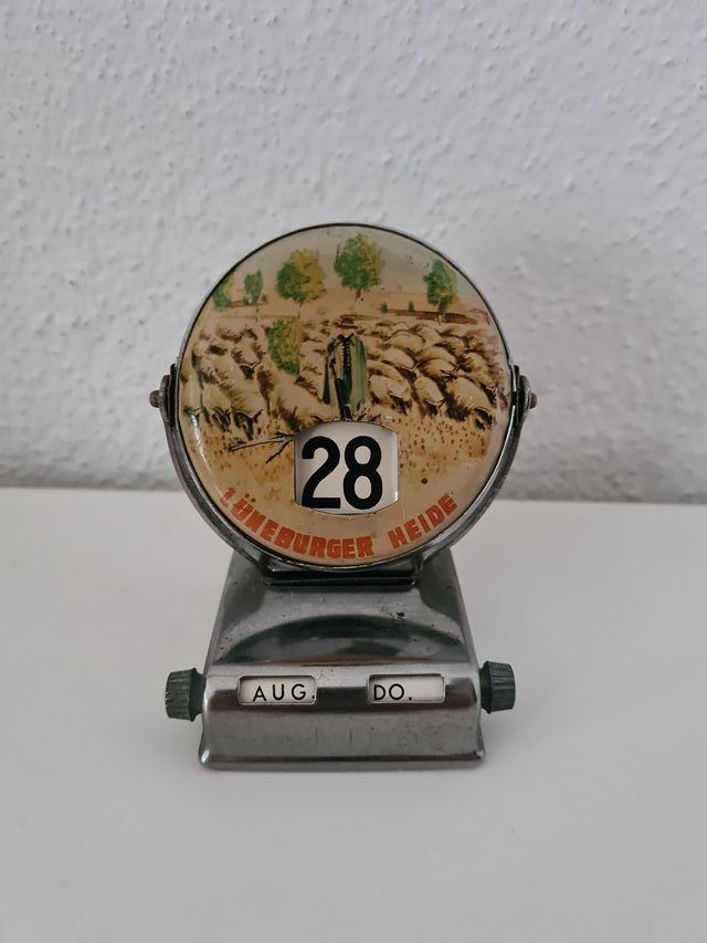 Calendario perpetuo vintage Luneburger Heide