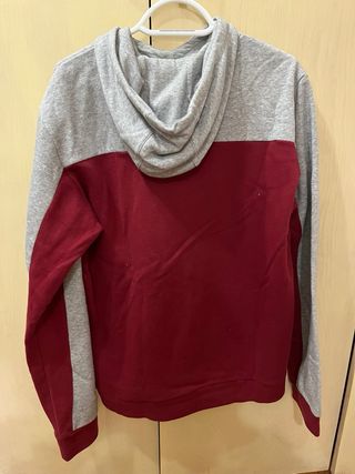 Sudadera Adidas roja y gris - Talla M