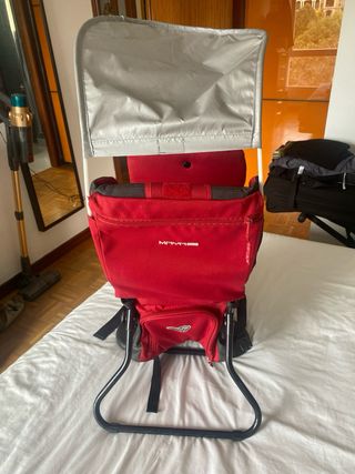 Mochila portabebés Maya roja