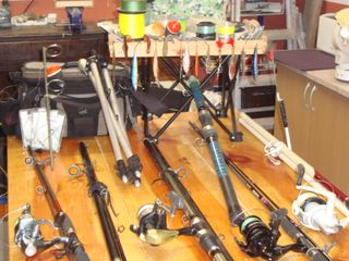 Attrezzatura da pesca usata