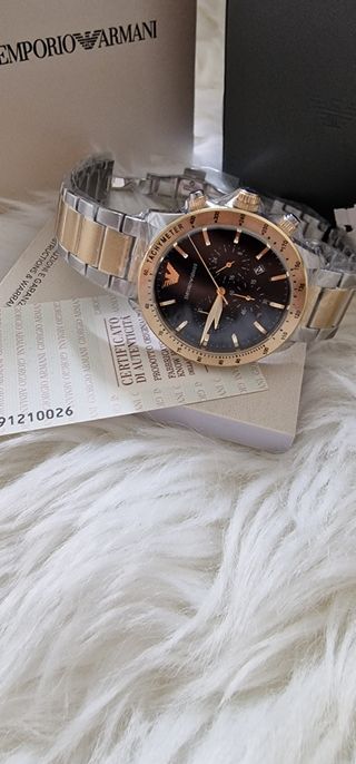 Reloj Emporio Armani cronógrafo dorado