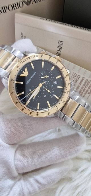Reloj Emporio Armani cronógrafo dorado