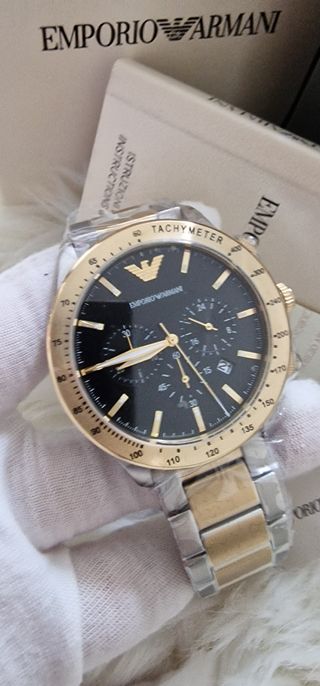 Reloj Emporio Armani cronógrafo dorado