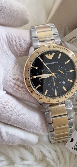 Reloj Emporio Armani cronógrafo dorado
