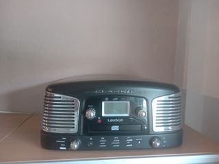 Radio vinilo CD mp3 Lauson Classic +opciones de cd