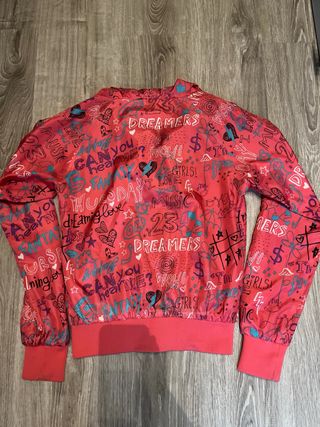Chaqueta rosa niña - cortavientos