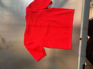 Top Stradivarius rojo talla XS