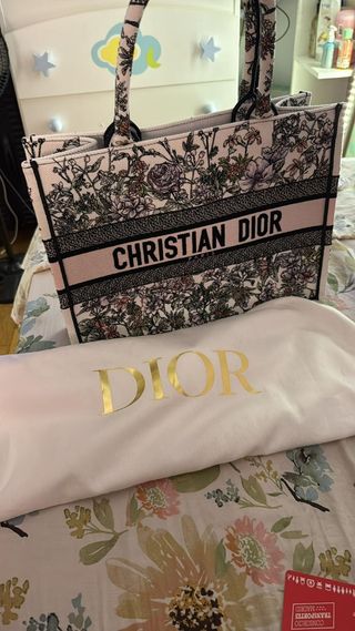 Borsa Dior Book Tote multicolore