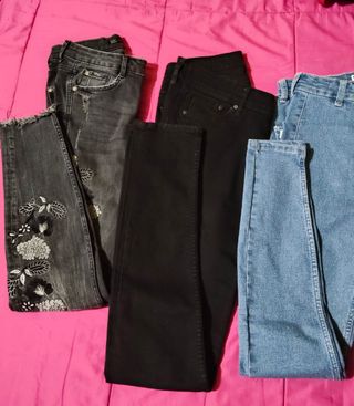 Vaqueros mujer - 34 - 3 unidades