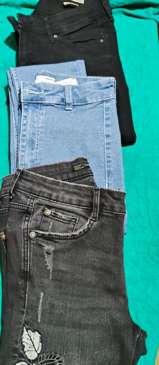 Vaqueros mujer - 34 - 3 unidades