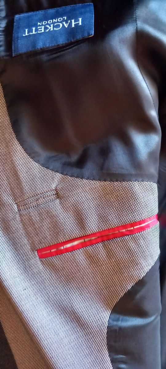 Traje gris Hackett, ojo de perdiz