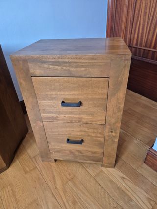 Mueble TV esquina madera marrón