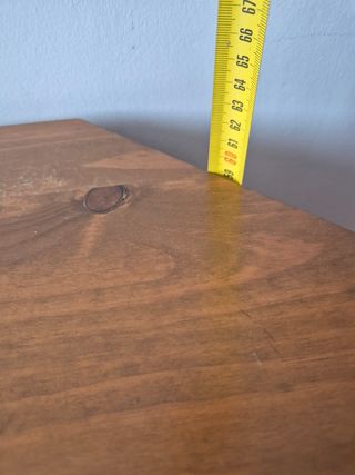 Mueble TV esquina madera marrón