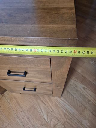 Mueble TV esquina madera marrón