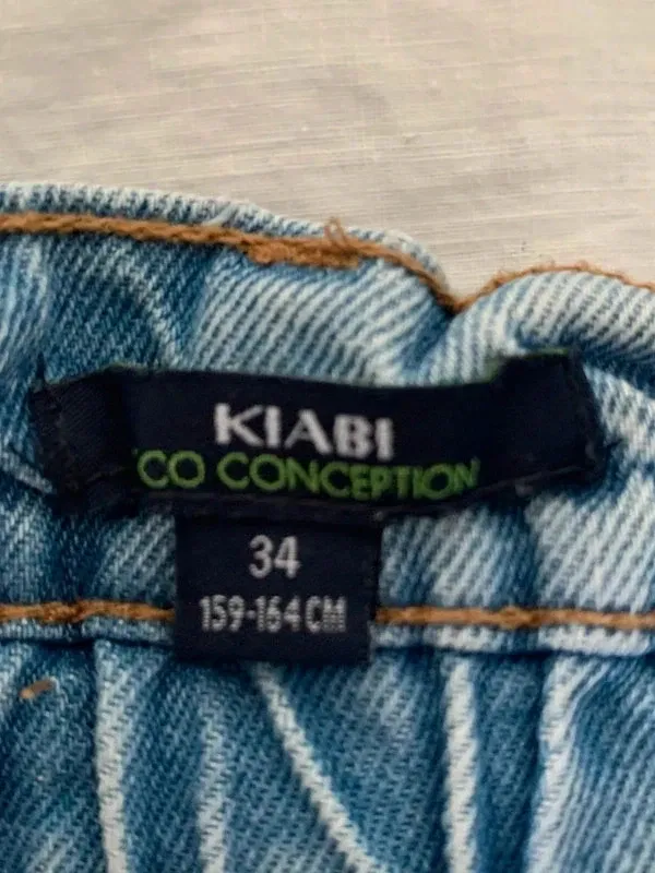 Vaqueros rotos Kiabi talla 34 (XS)