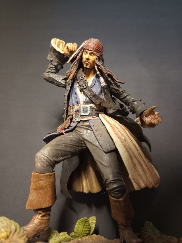 Figura Jack Sparrow Piratas Caribe