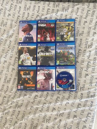 Videojuegos PS4 (PlayStation 4) - 9 juegos