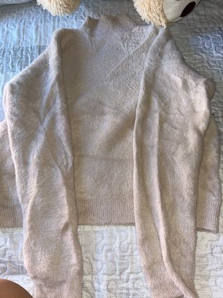 jersey de pelos corto talla xs beige