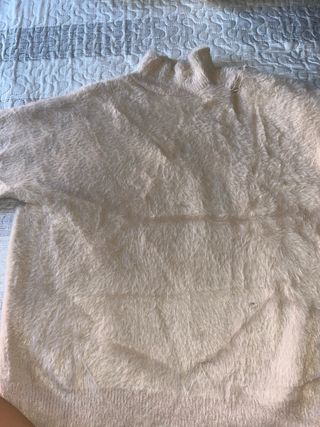 jersey de pelos corto talla xs beige