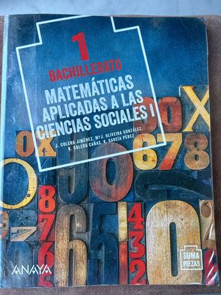 Matemáticas aplicadas a las Ciencias Sociales I.