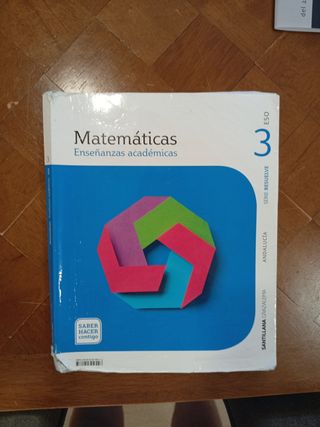 MATEMATICAS ENSEÑANZAS ACADÉMICAS 3ESO