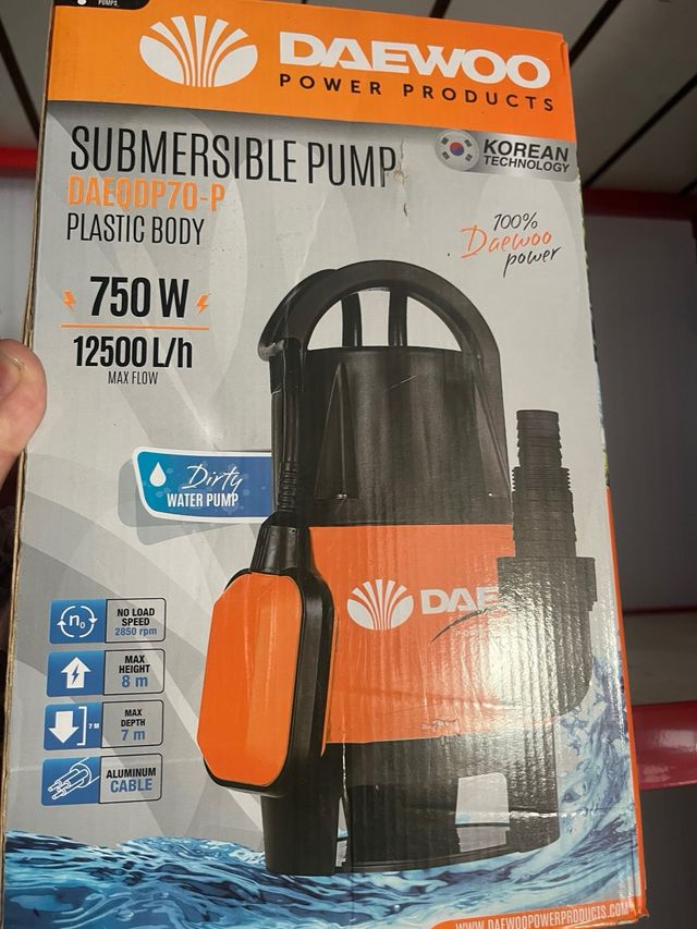 Bomba sumergible Daewoo 750W