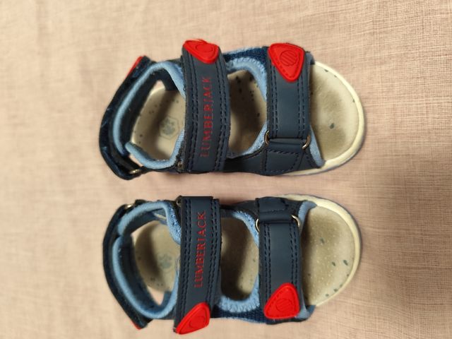 Sandali estivi bimbo - Scarpe blu e rosse