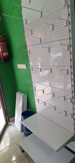 Estantería muestrario metálica 5 estans enlazable