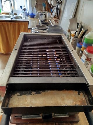 Barbacoa gas volcánica - acero