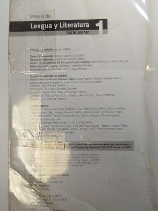 LENGUA Y LITERATURA I