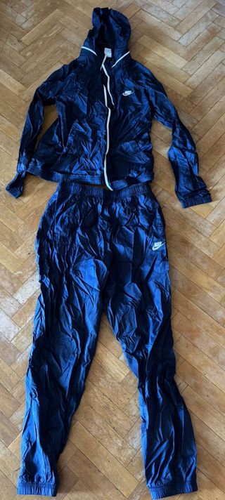 Chandal cortavientos nike azul oscuro 