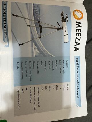 Telescopio Meezaa 80400