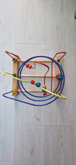 Laberinto de bolas infantil de madera