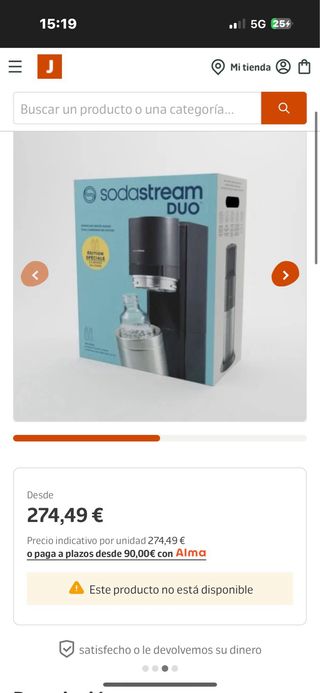 Sodastream Duo - Máquina Agua con Gas