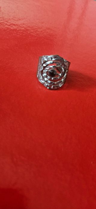 9 anillos plata & negro