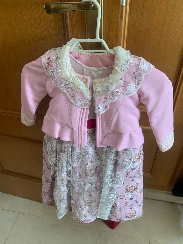 Traje Fallera Rosa niña 1-3 años