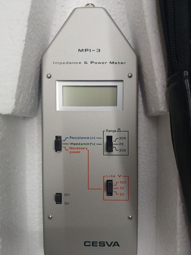 Medidor de Impedancia de Tierra CESVA MPI-3