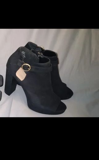 Zapato botin negro tacón talla 41