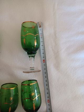 Jogo de Garrafa e Copos - Verde