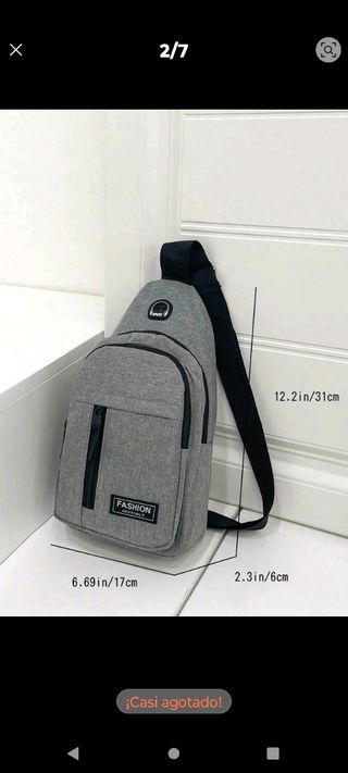 Mochila bandolera de pecho mediana