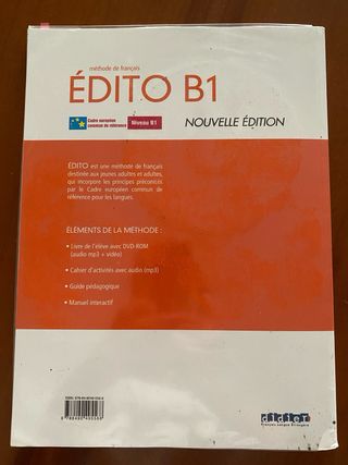 Édito B1, Livre de l’éléve  