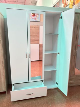 Armario 3 puertas blanco