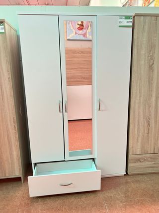 Armario 3 puertas blanco