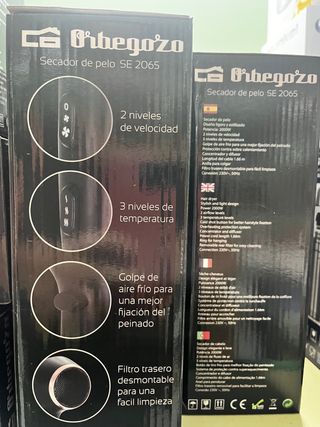 Secador Orbegozo SE 2065 - 2000W