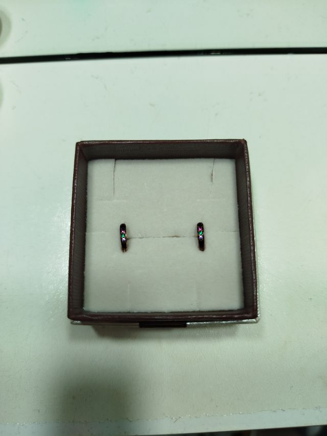 Orecchini Argento rosa
925