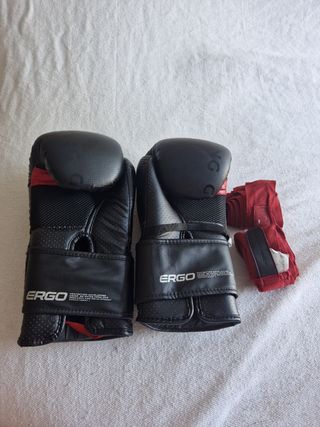 Guantes boxeo Outshock - Mujer
