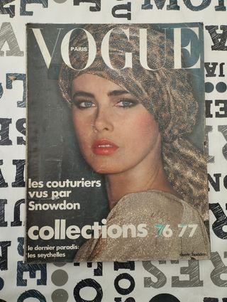 Revista Vogue Paris alta costura 1976