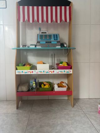 Mercado infantil madera