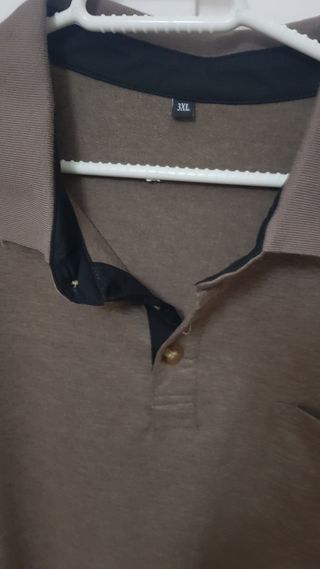 Polo marrón XXXL - Hombre