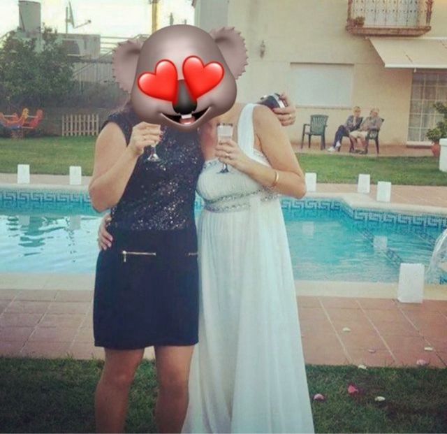 Vestido negro lentejuelas